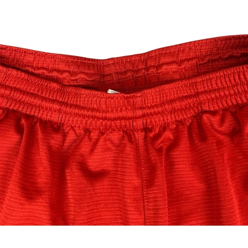 Nike Dri-FIT Basketball Shorts Mens Medium Red Black White Mesh Athletic Gym